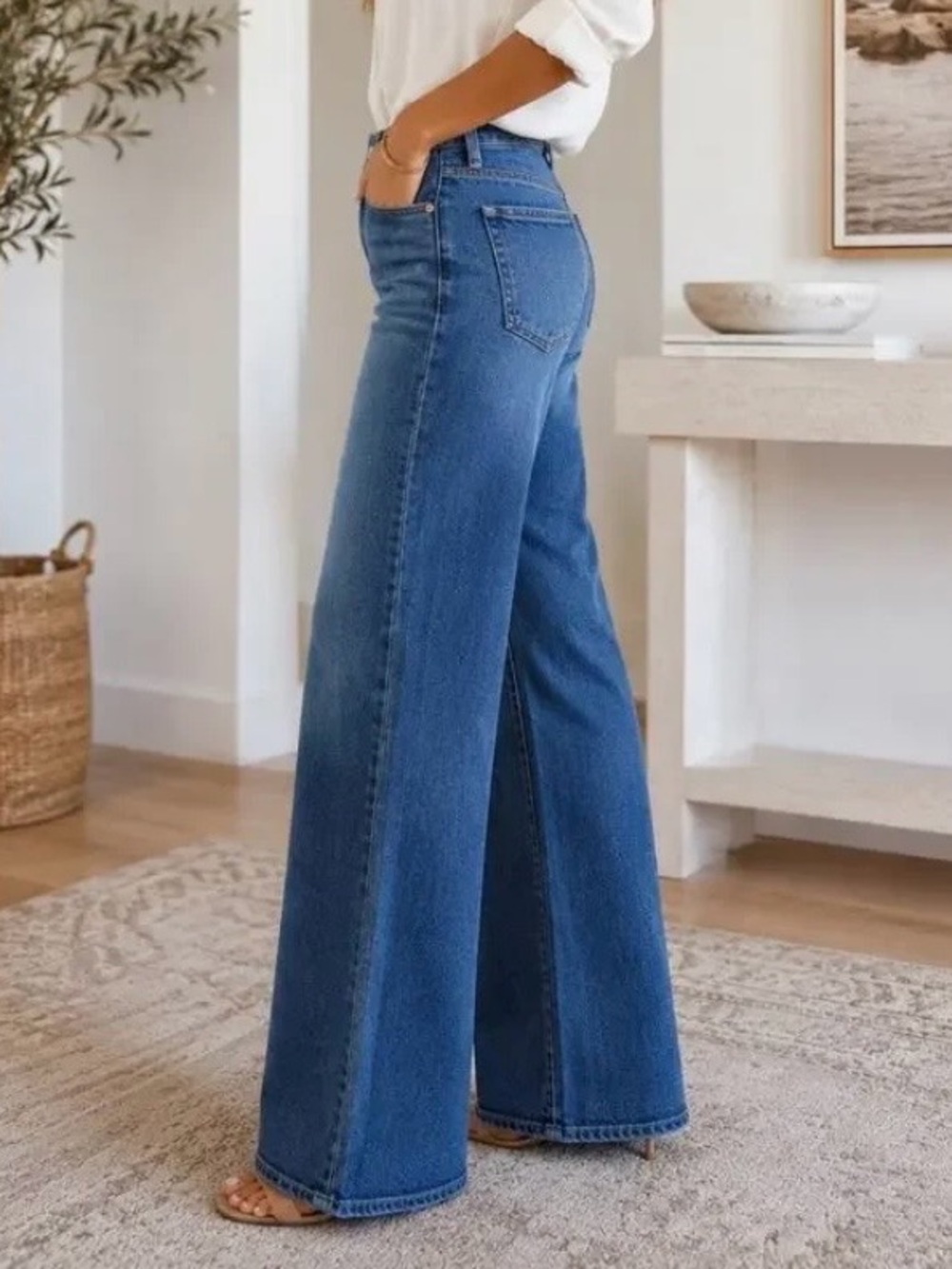 PAIGE Sasha Wide Leg Jeans Size 25
